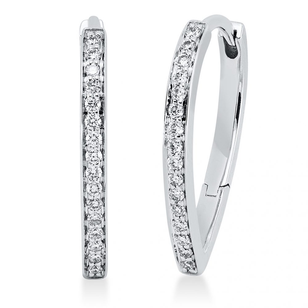 Whitegold Diamond Earrings