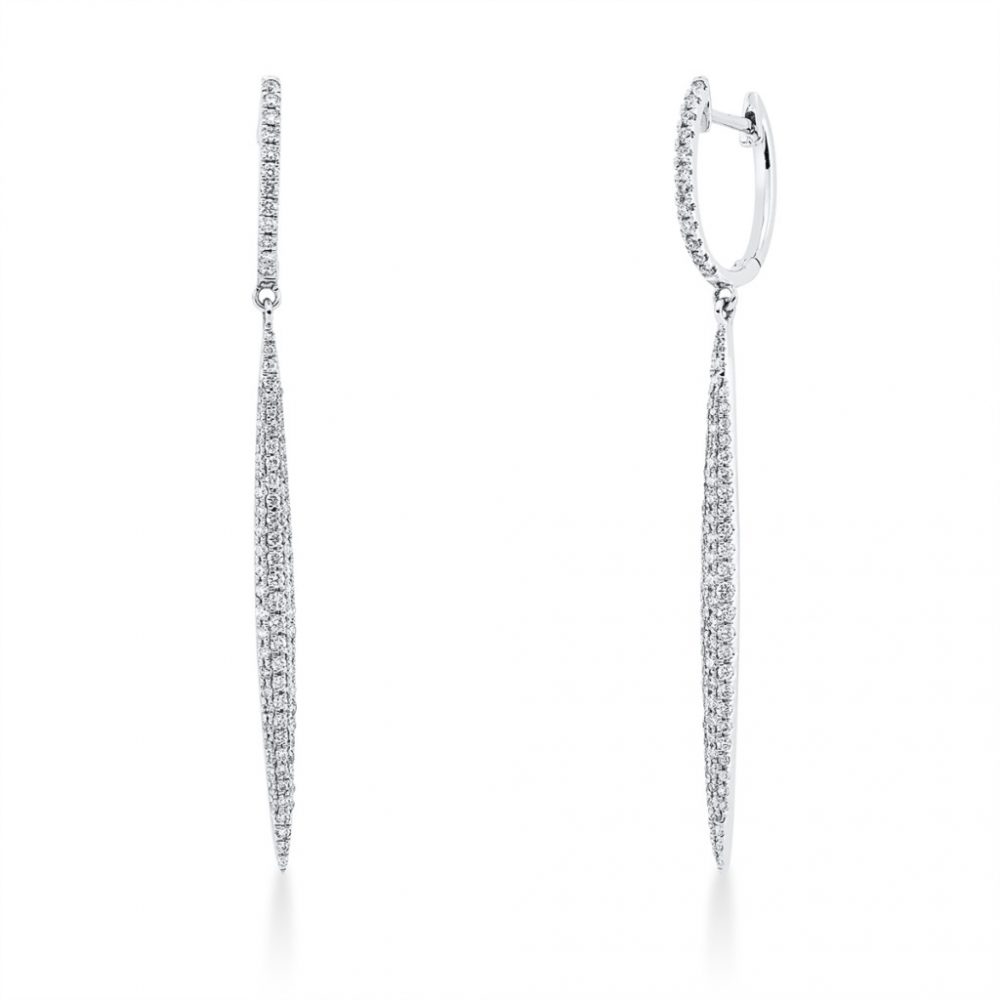 Whitegold Diamond Earrings