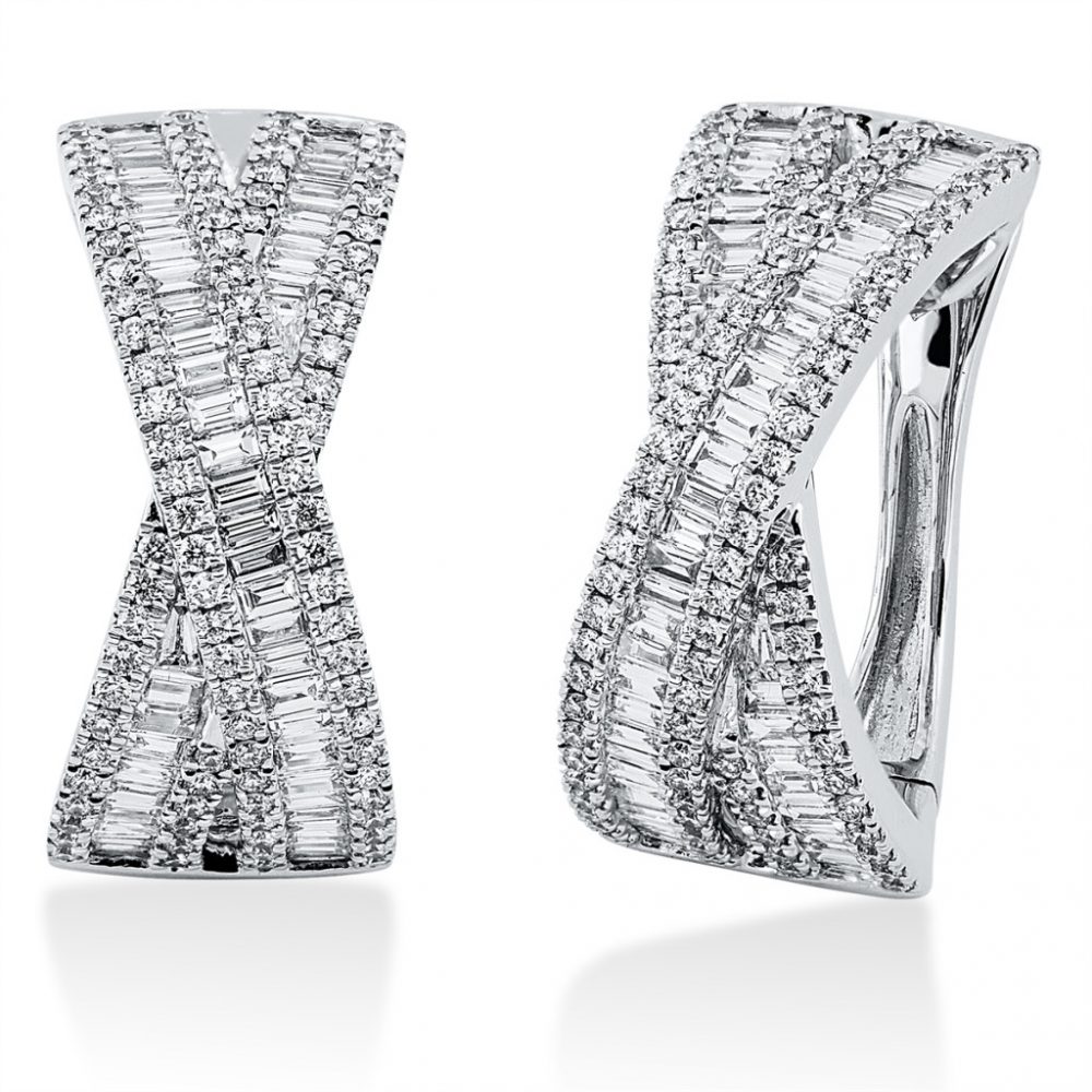 Whitegold Diamond Earrings