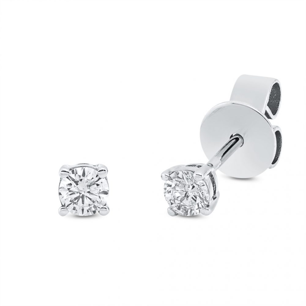 Whitegold Diamond Earrings