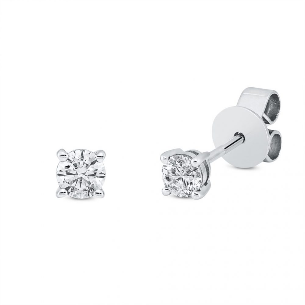 Whitegold Diamond Earrings