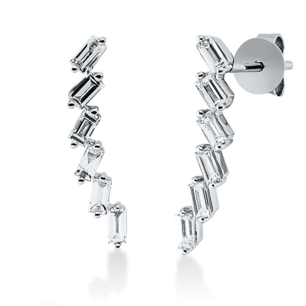 Whitegold Diamond Earrings