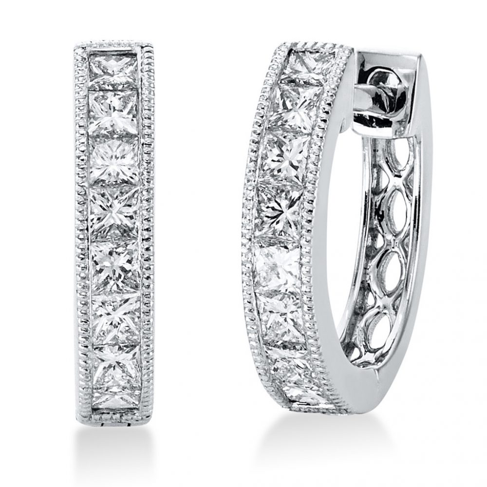 Whitegold Diamond Earrings