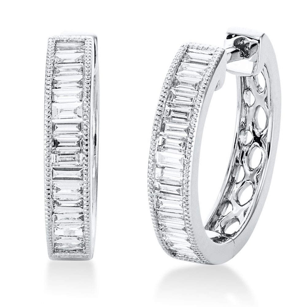 Whitegold Diamond Earrings