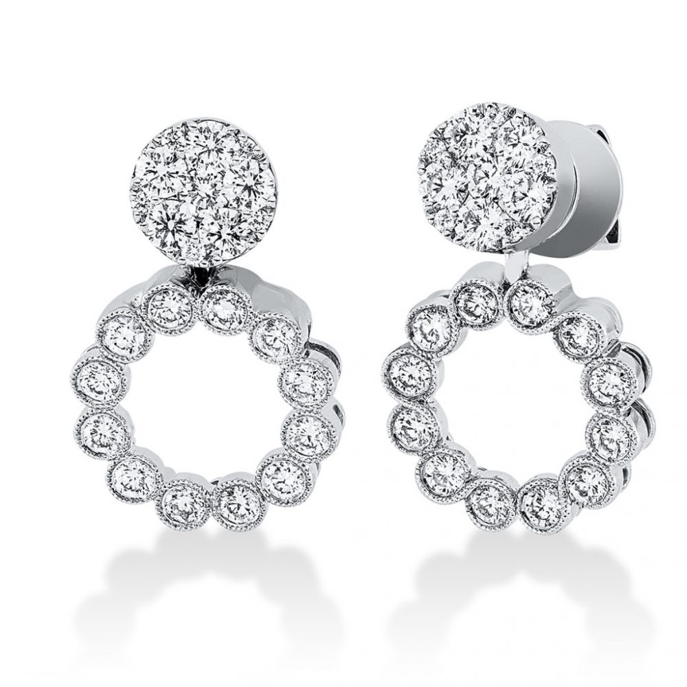 Whitegold Diamond Earrings