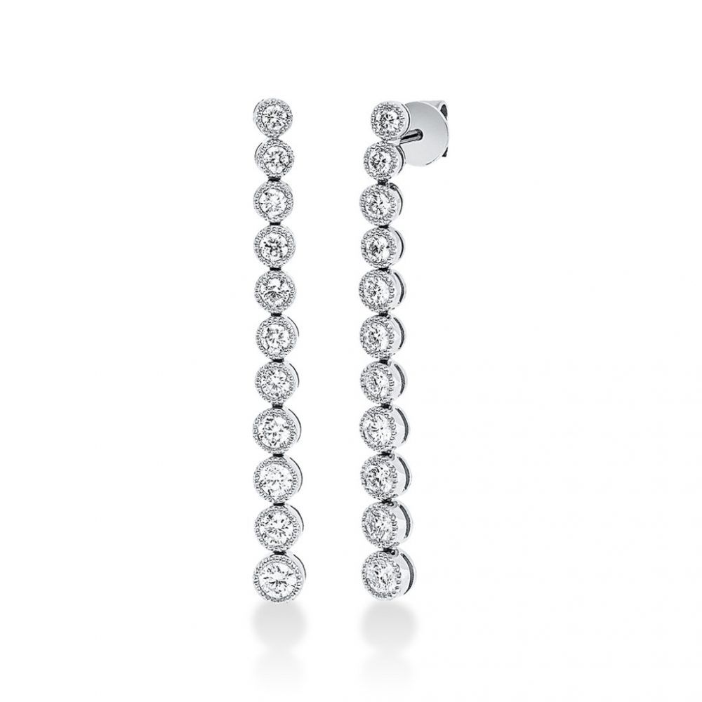 Whitegold Diamond Earrings