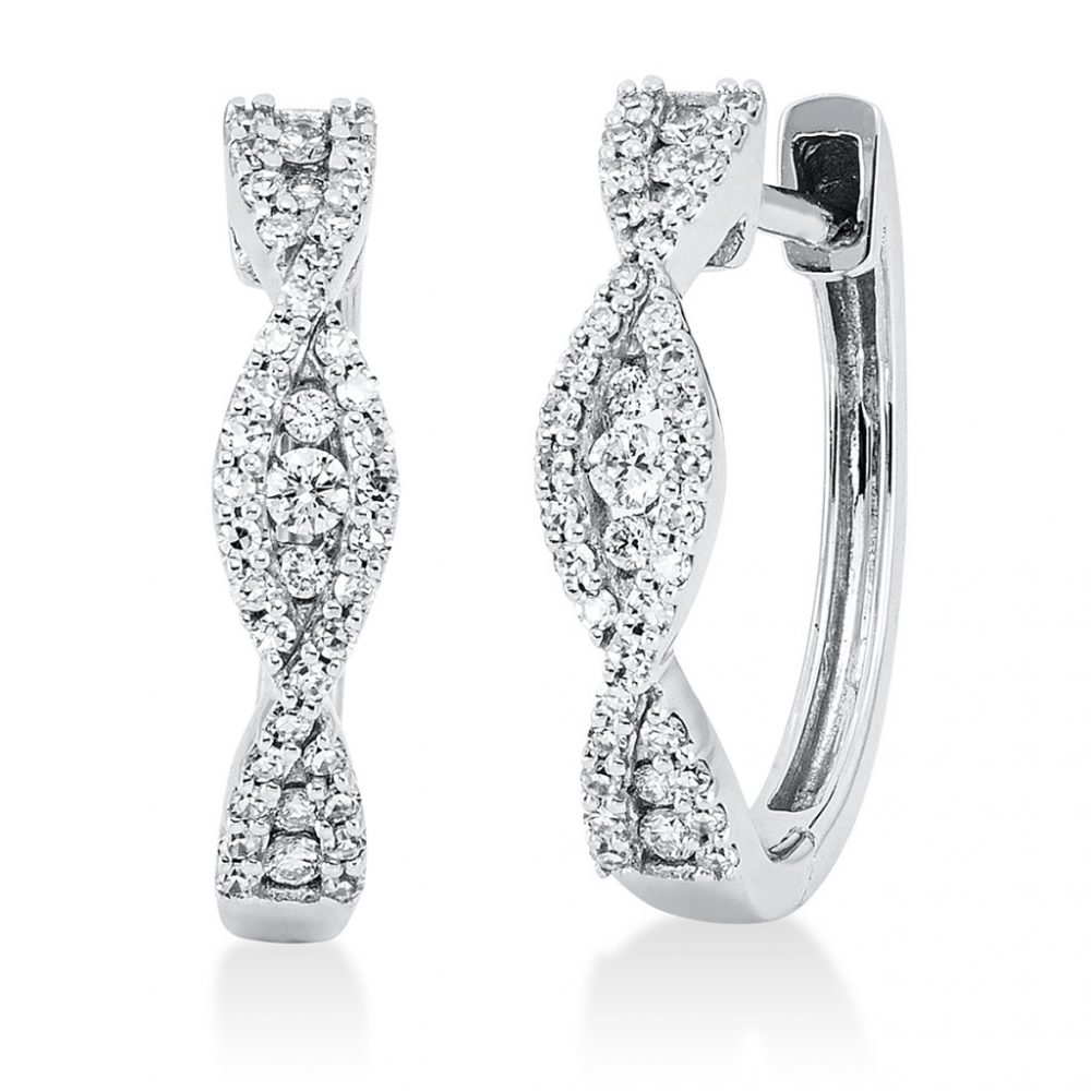 Whitegold Diamond Earrings