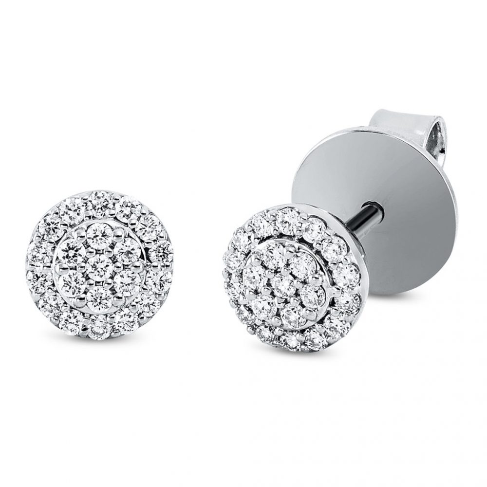 Whitegold Diamond Earrings