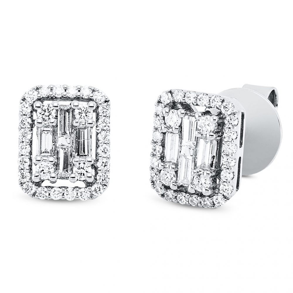 Whitegold Diamond Earrings