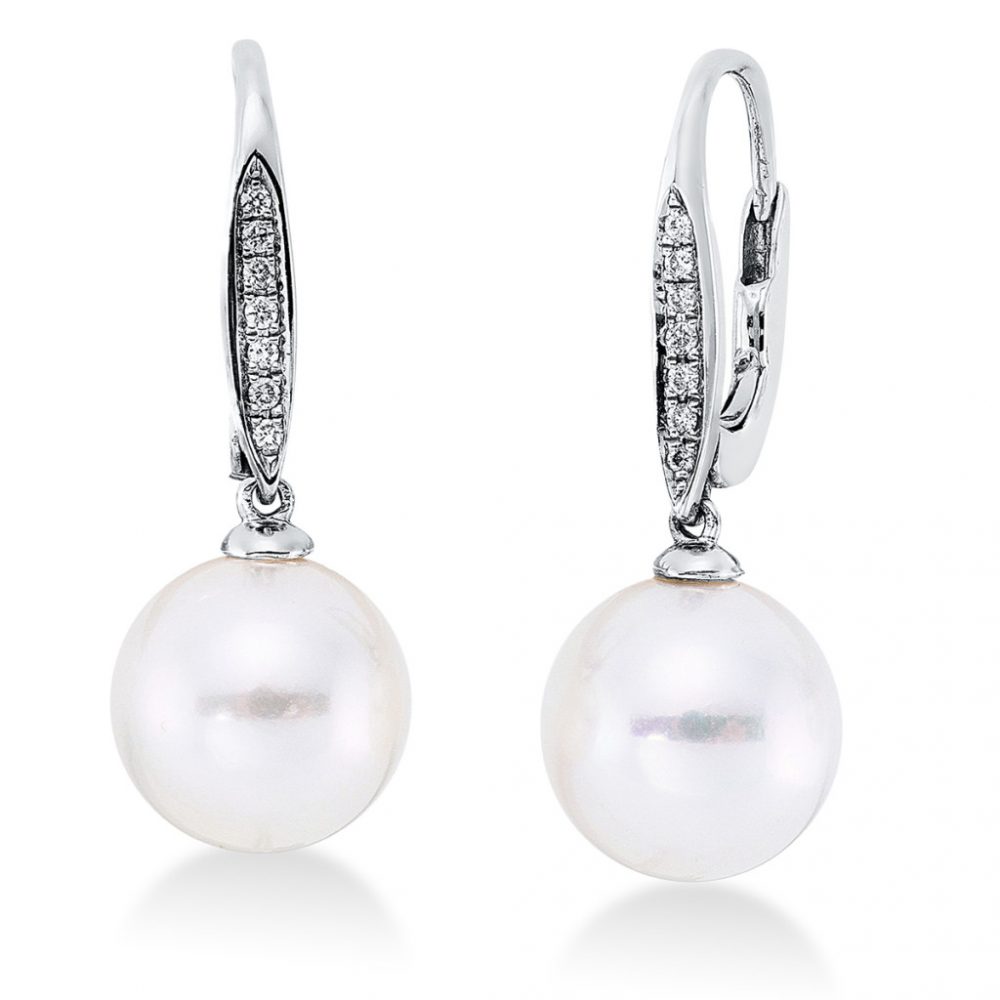 Whitegold Diamond Earrings