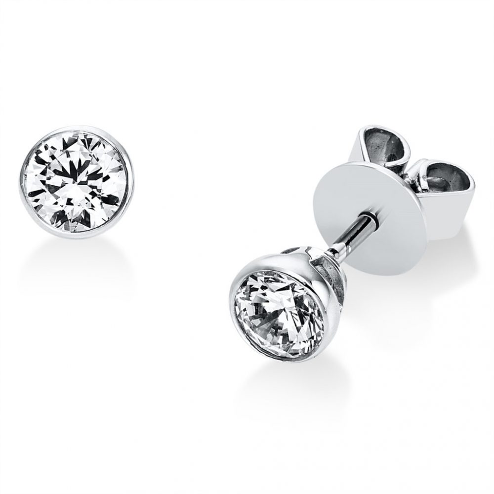 Whitegold Diamond Earrings