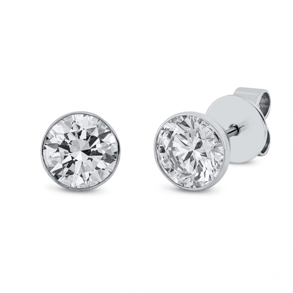 Whitegold Diamond Earrings