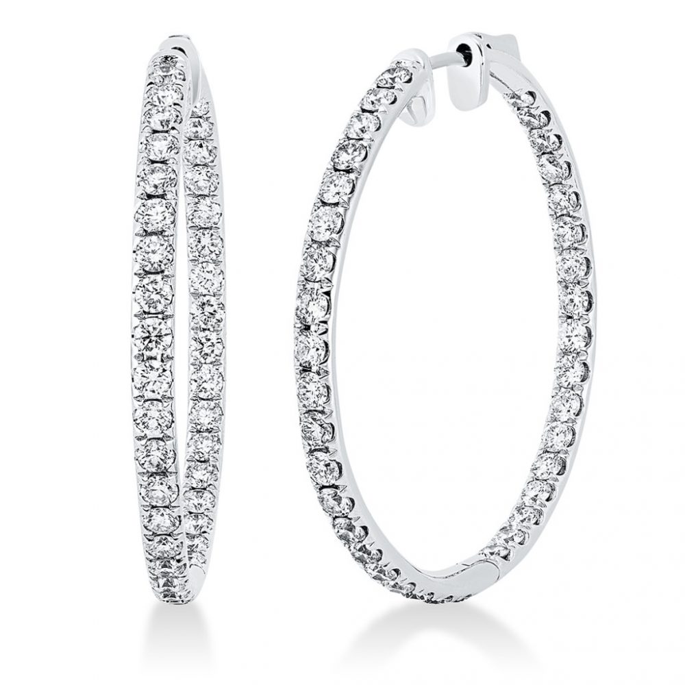 Whitegold Diamond Earrings