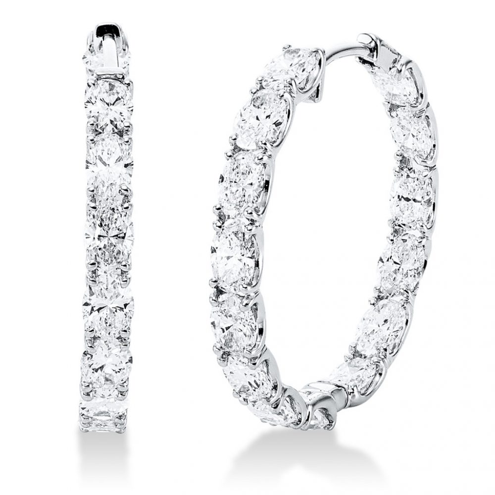 Whitegold Diamond Earrings