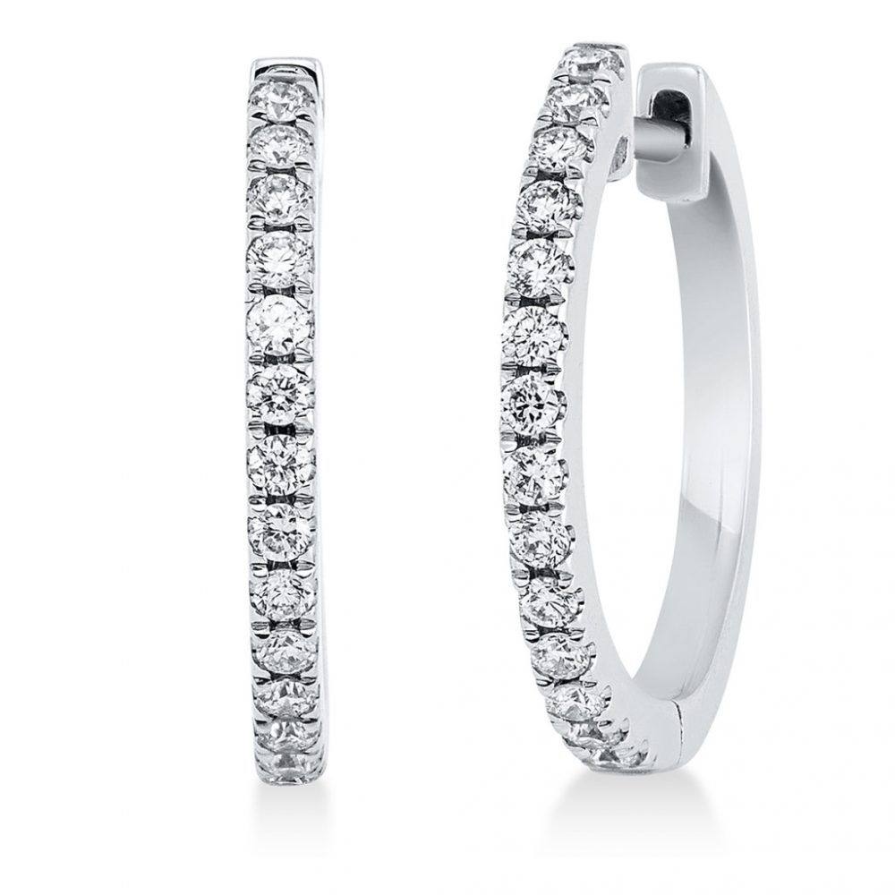 Whitegold Diamond Earrings