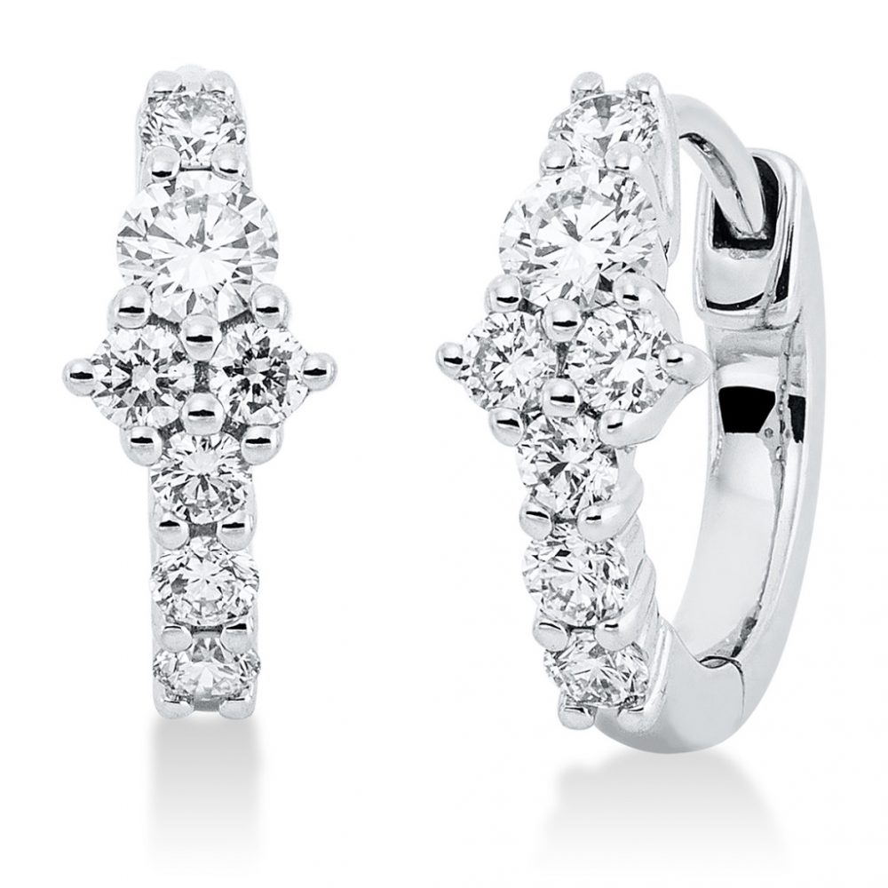 Whitegold Diamond Earrings