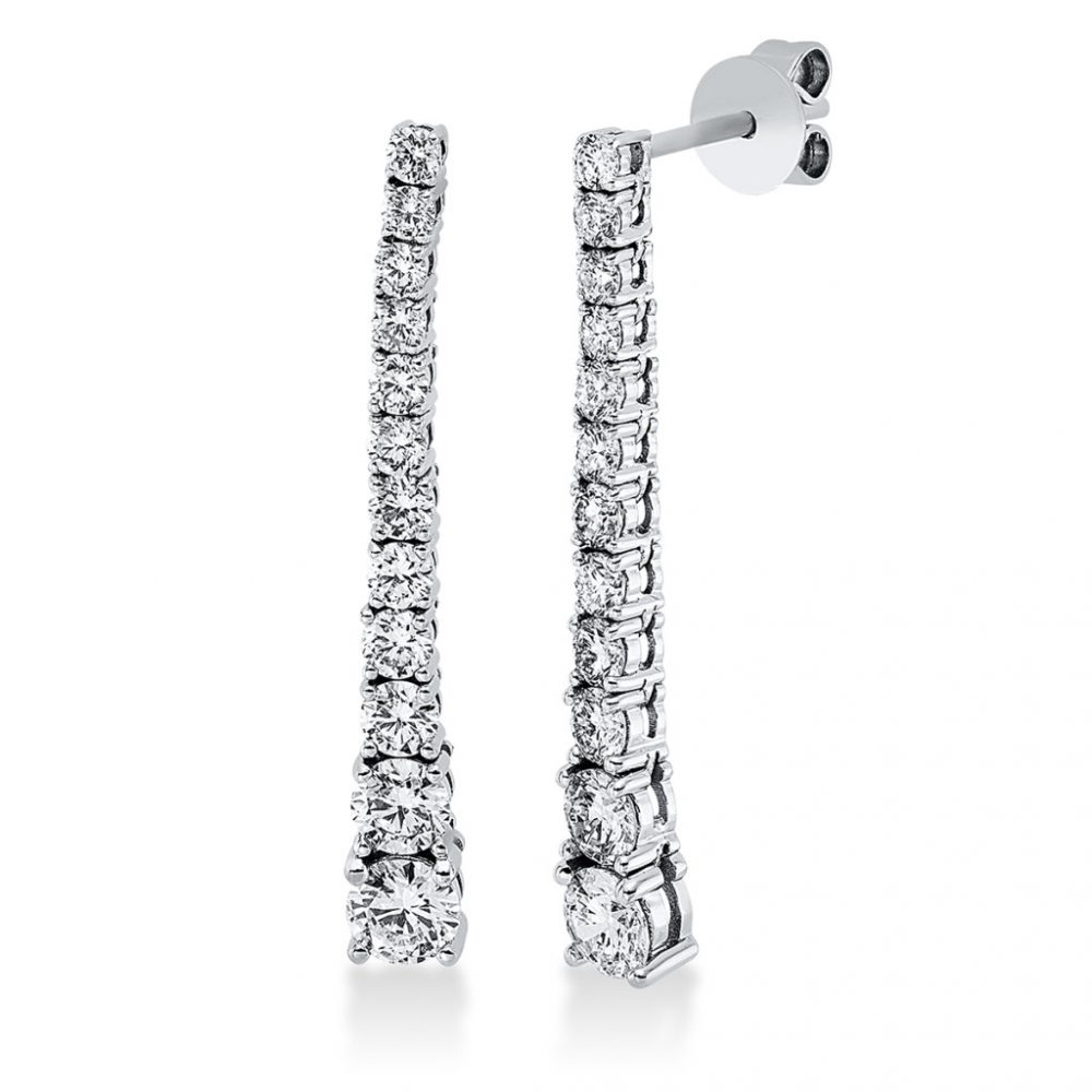 Whitegold Diamond Earrings