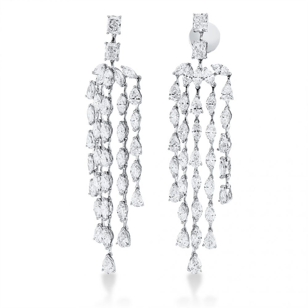 Whitegold Diamond Earrings