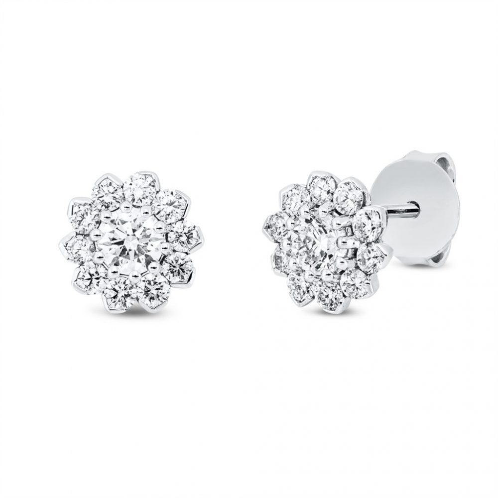 Whitegold Diamond Earrings