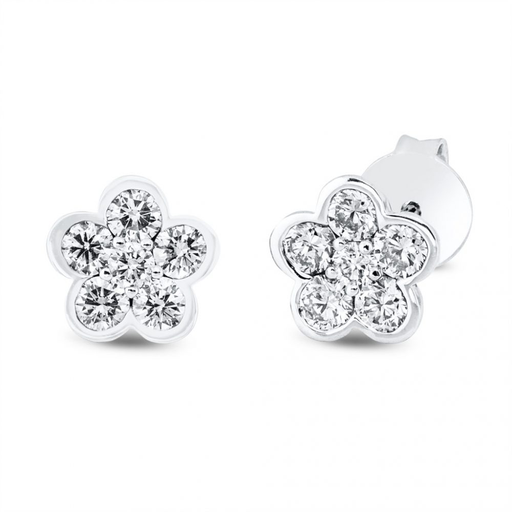 Whitegold Diamond Earrings