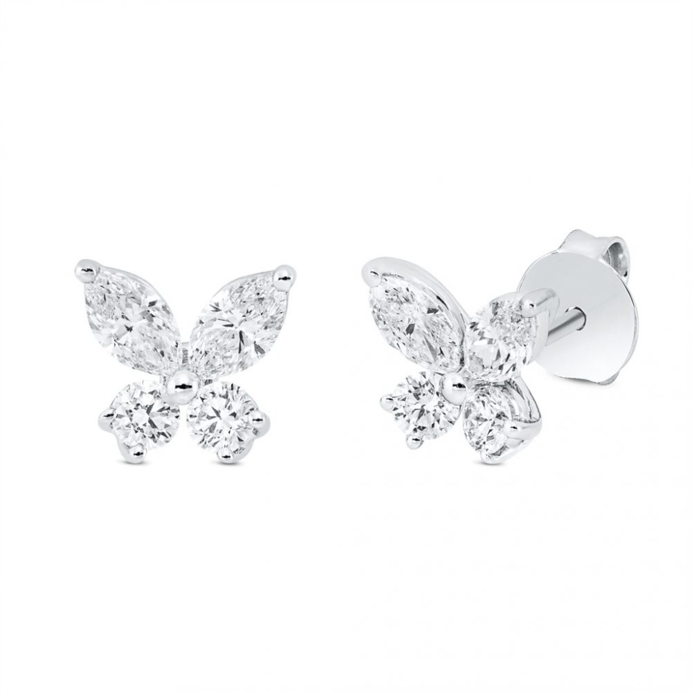 Whitegold Diamond Earrings