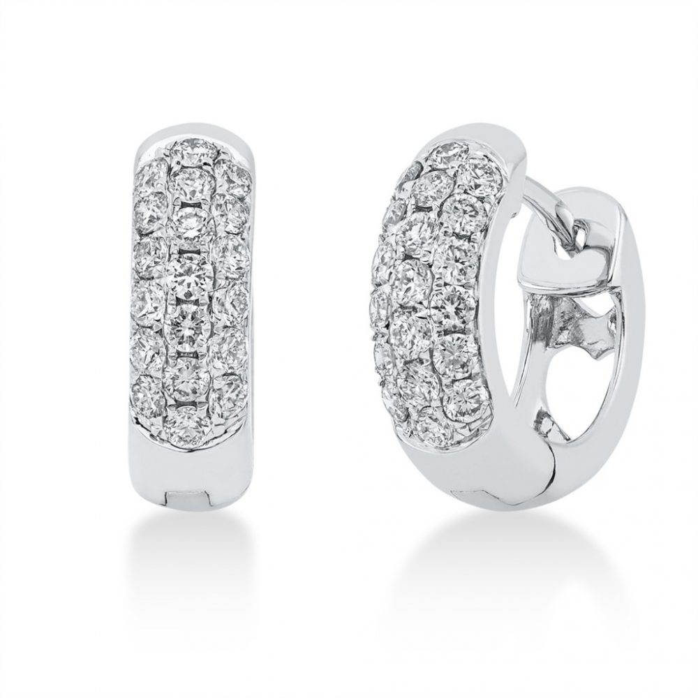 Whitegold Diamond Earrings