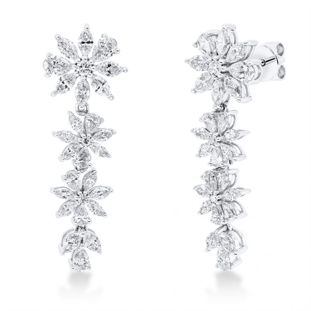 Whitegold Diamond Earrings