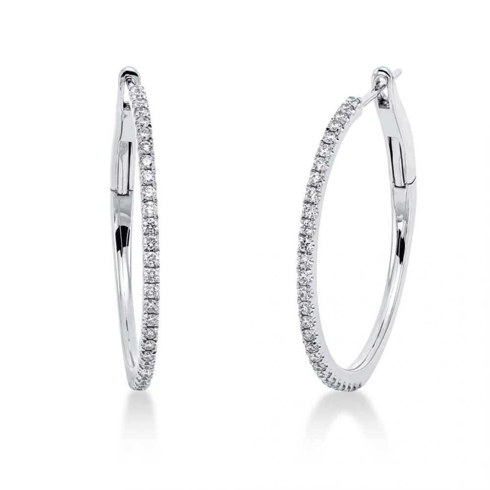 Whitegold Diamond Earrings