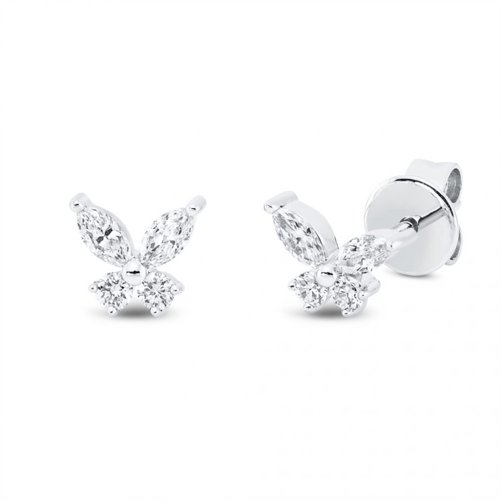 Whitegold Diamond Earrings