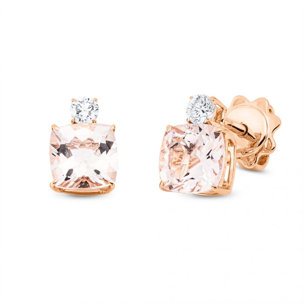 Redgold Morganite Earrings