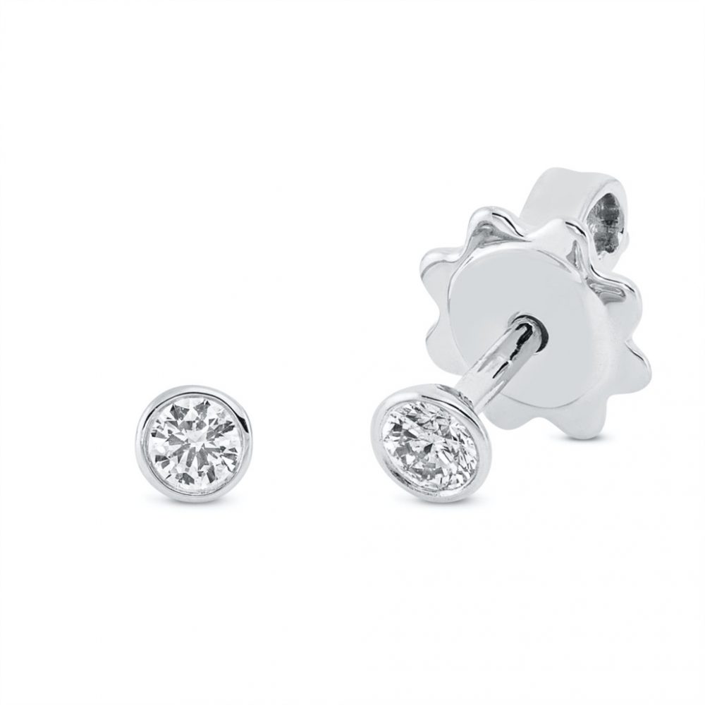 Whitegold Diamond Earrings