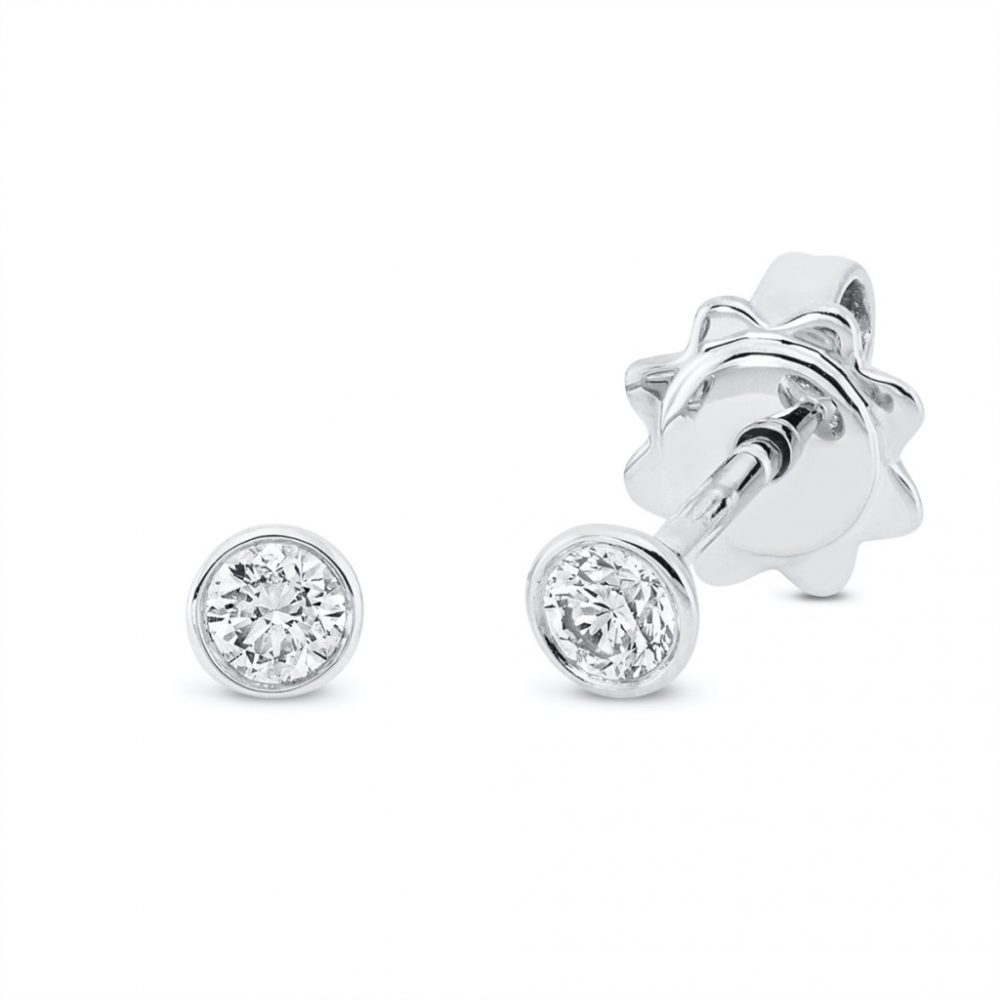 Whitegold Diamond Earrings