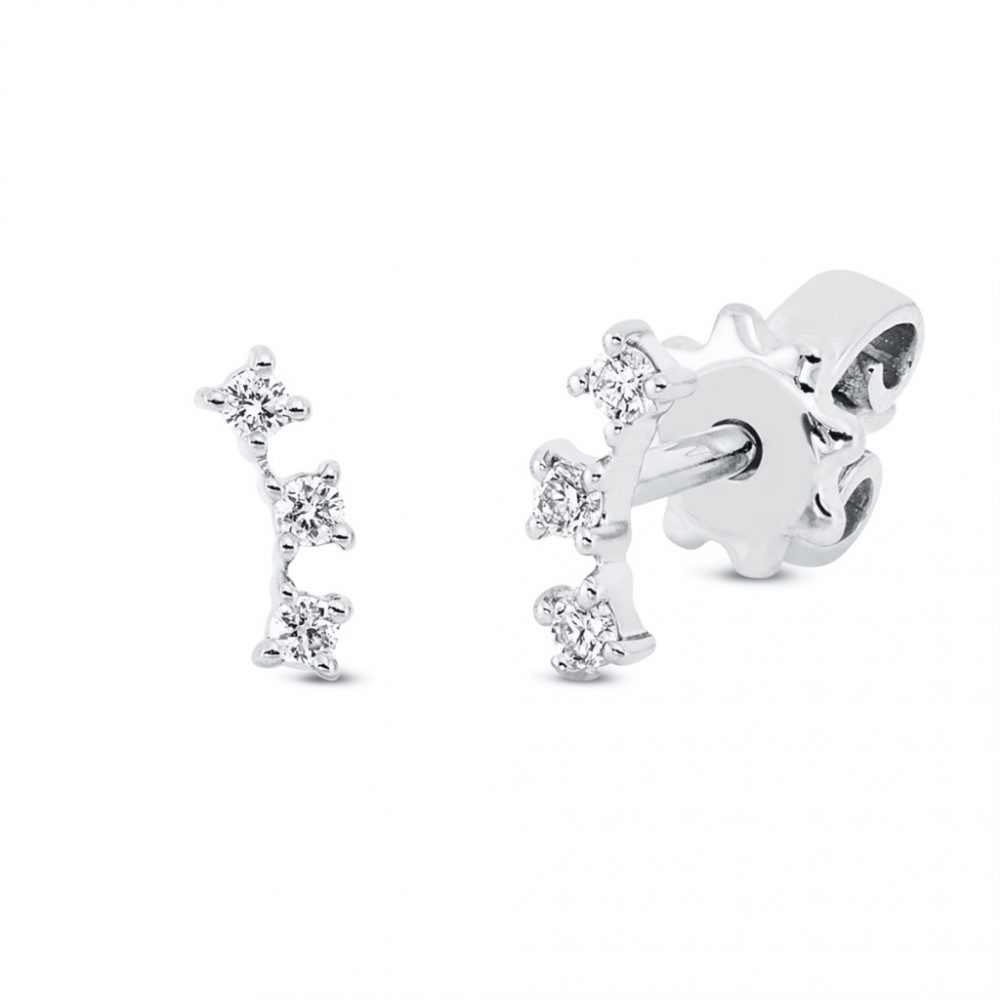 Whitegold Diamond Earrings