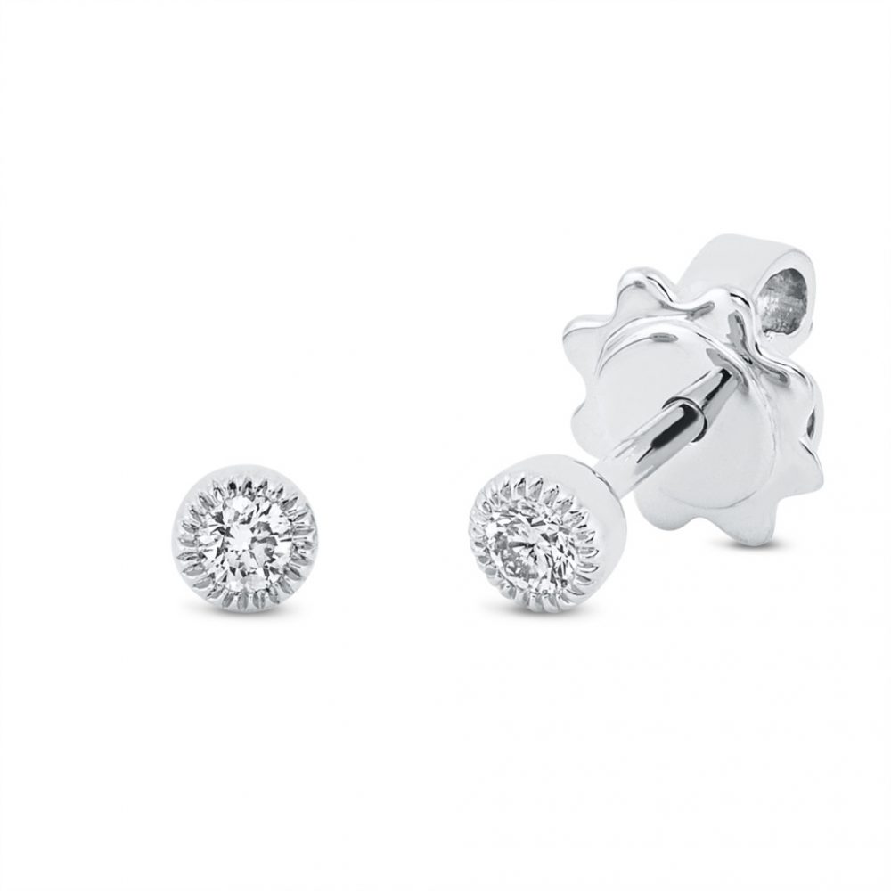 Whitegold Diamond Earrings