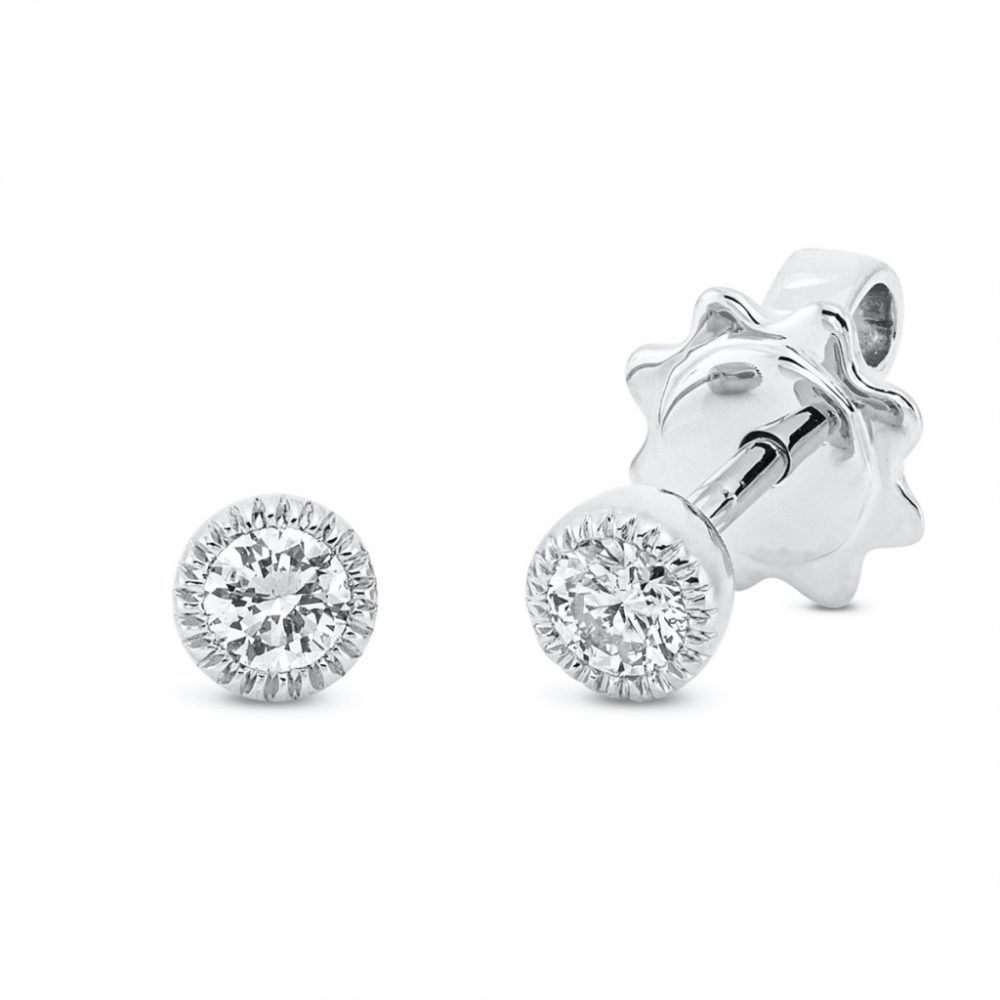 Whitegold Diamond Earrings