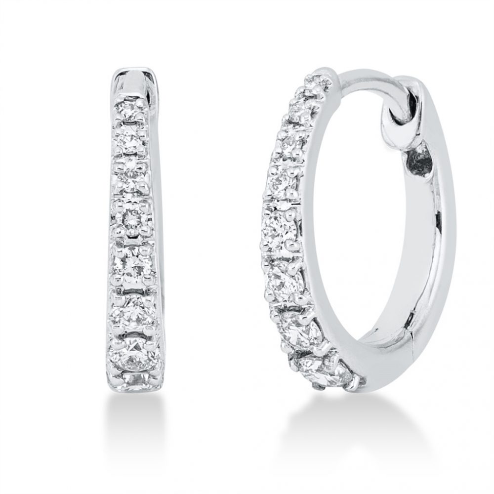 Whitegold Diamond Earrings