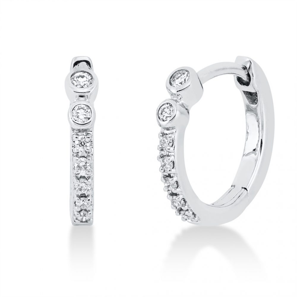 Whitegold Diamond Earrings