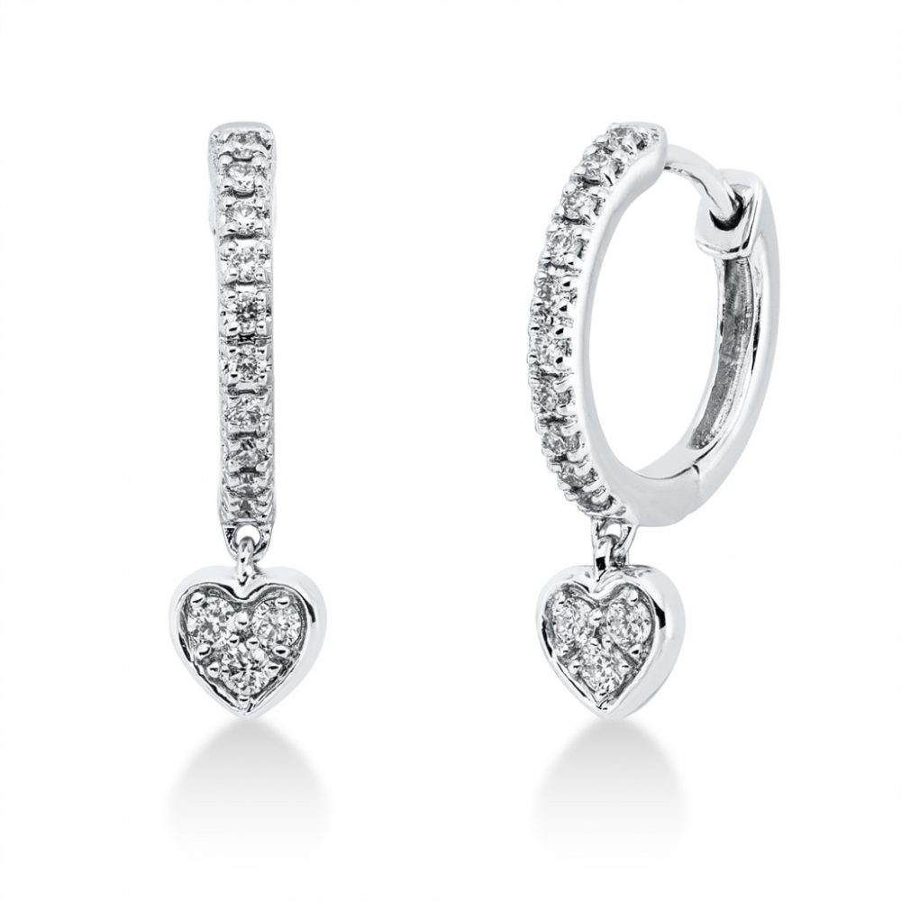 Whitegold Diamond Earrings