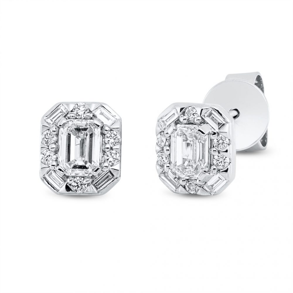 Whitegold Diamond Earrings