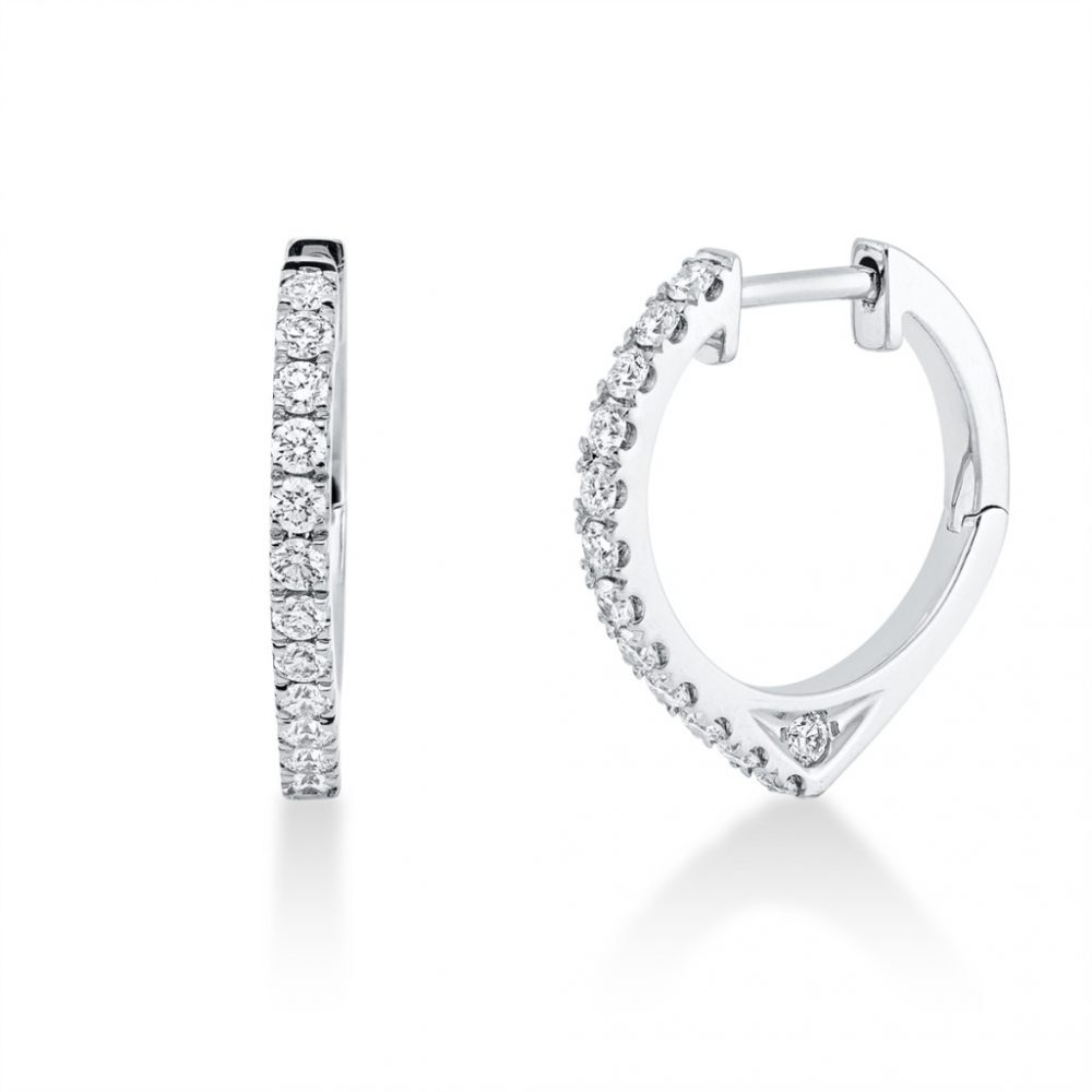 Whitegold Diamond Earrings