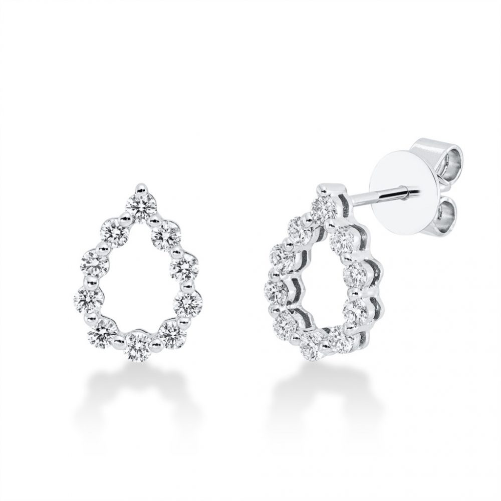 Whitegold Diamond Earrings