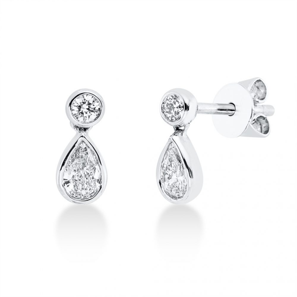 Whitegold Diamond Earrings