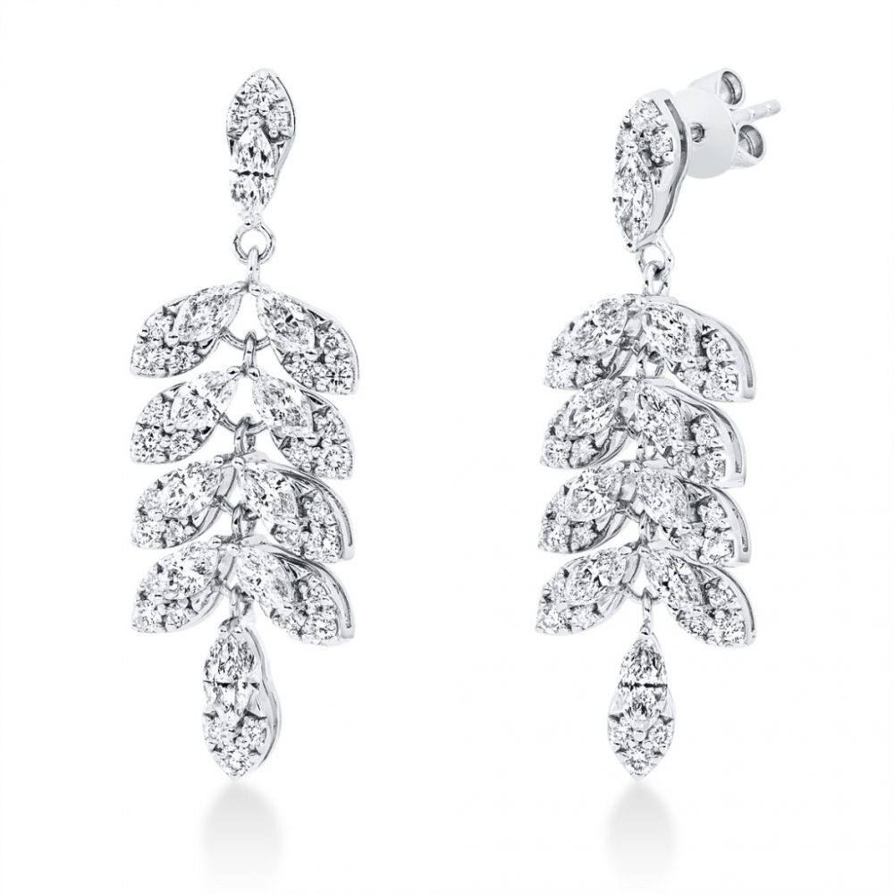 Whitegold Diamond Earrings