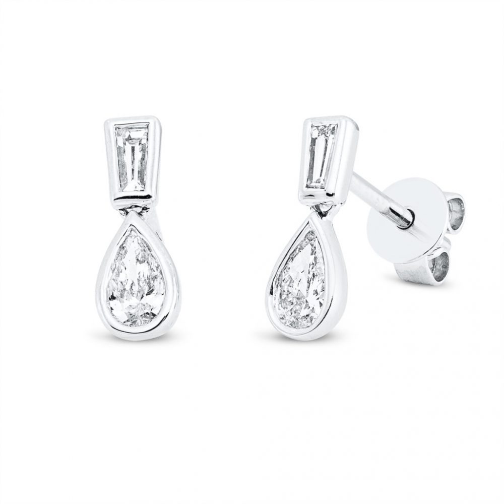 Whitegold Diamond Earrings