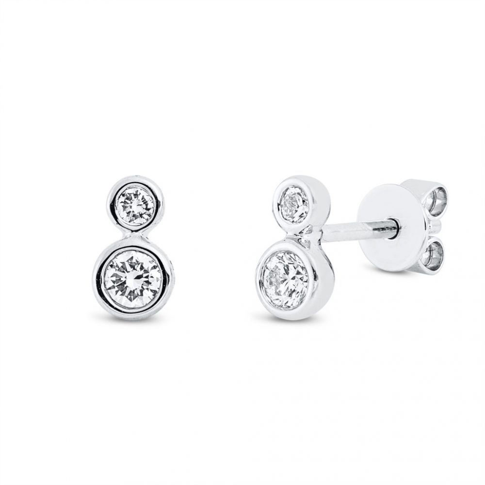 Whitegold Diamond Earrings