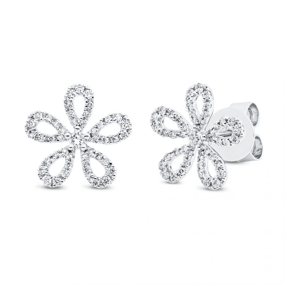 Whitegold Diamond Earrings