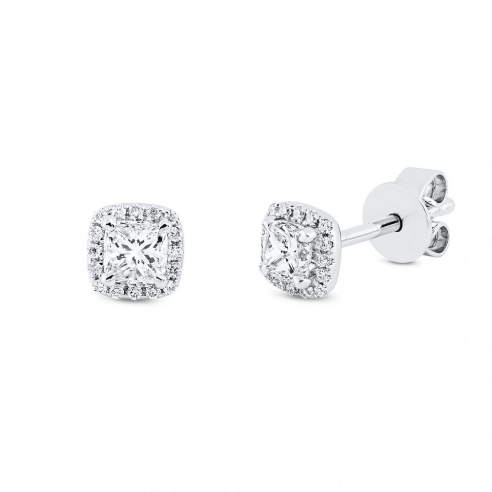 Whitegold Diamond Earrings