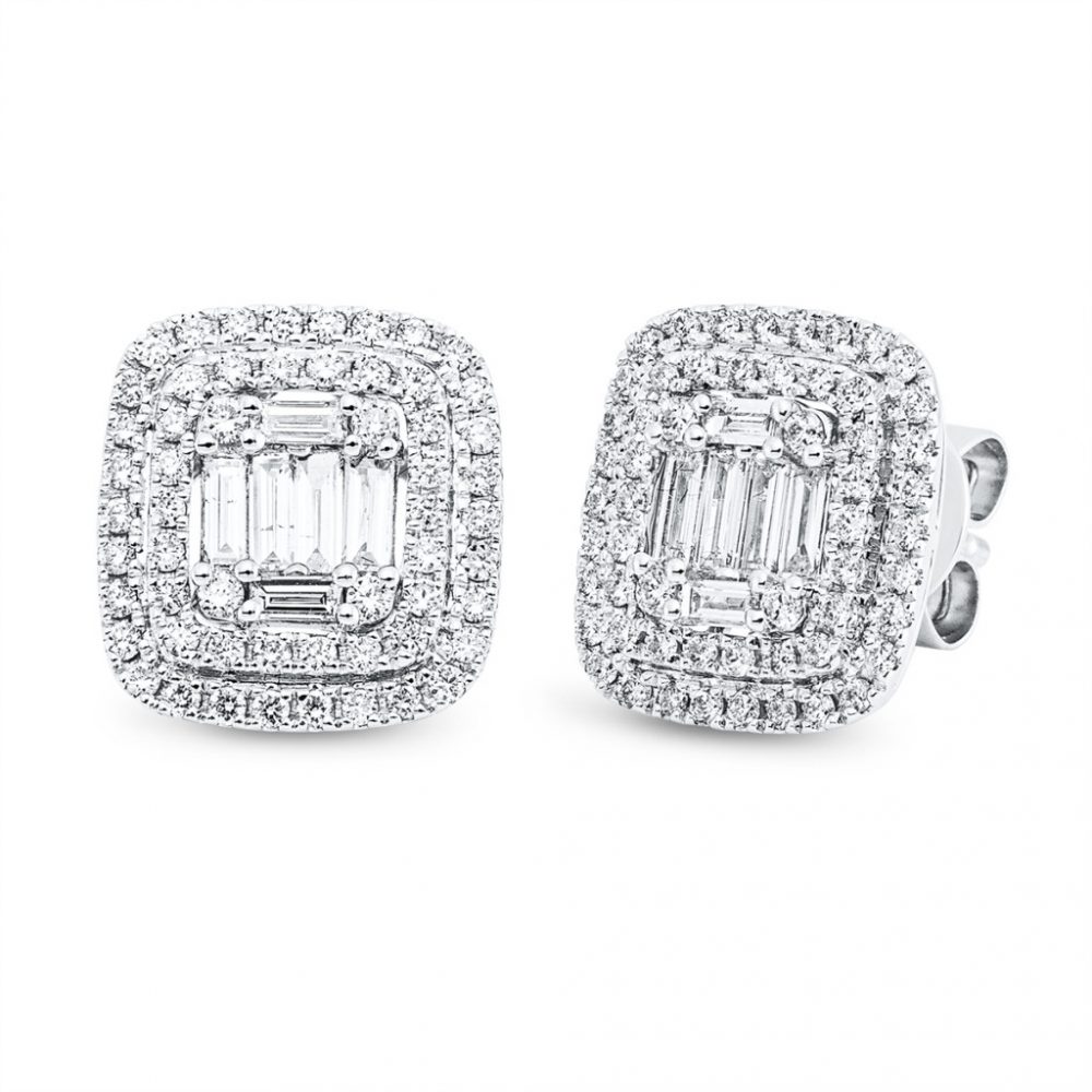 Whitegold Diamond Earrings