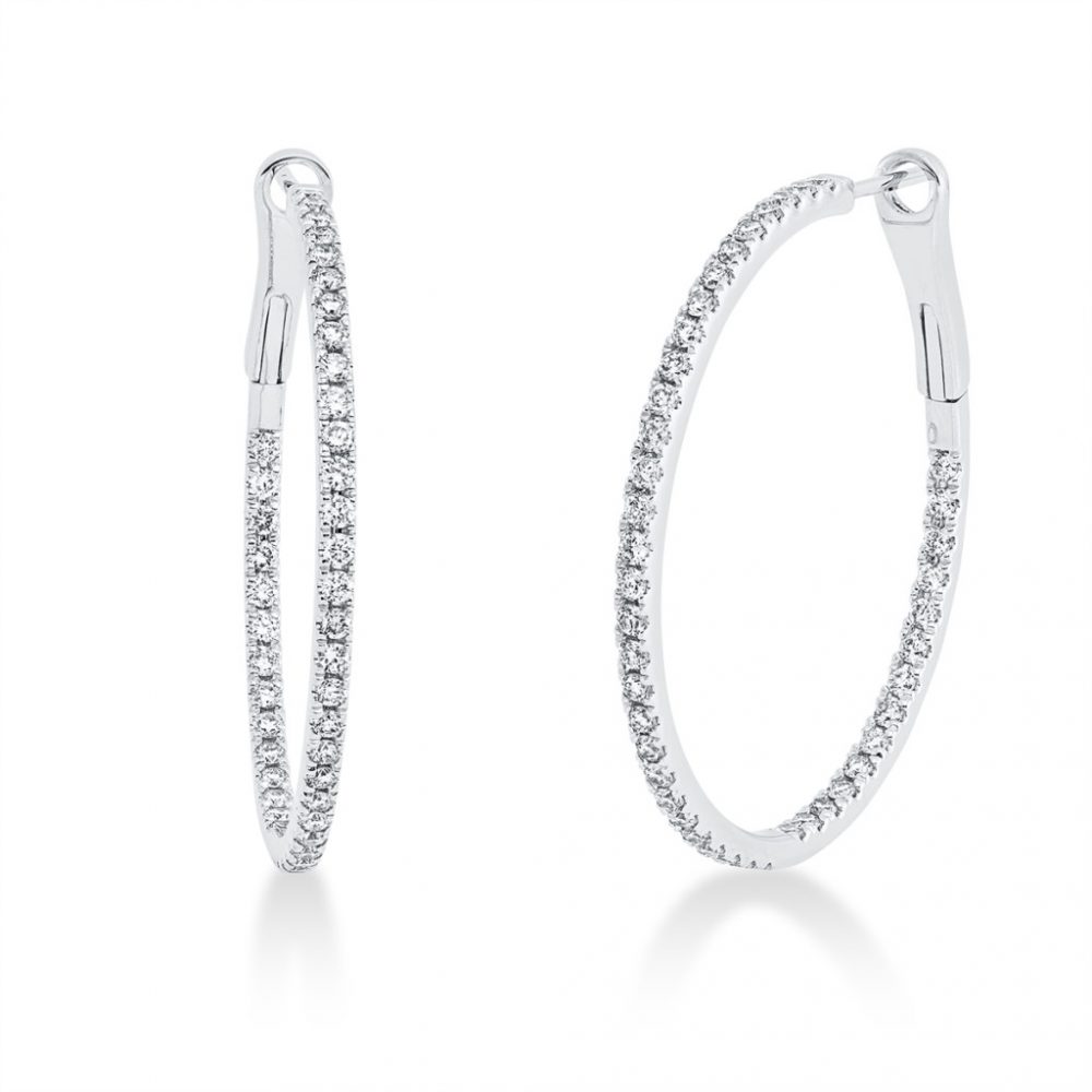 Whitegold Diamond Earrings