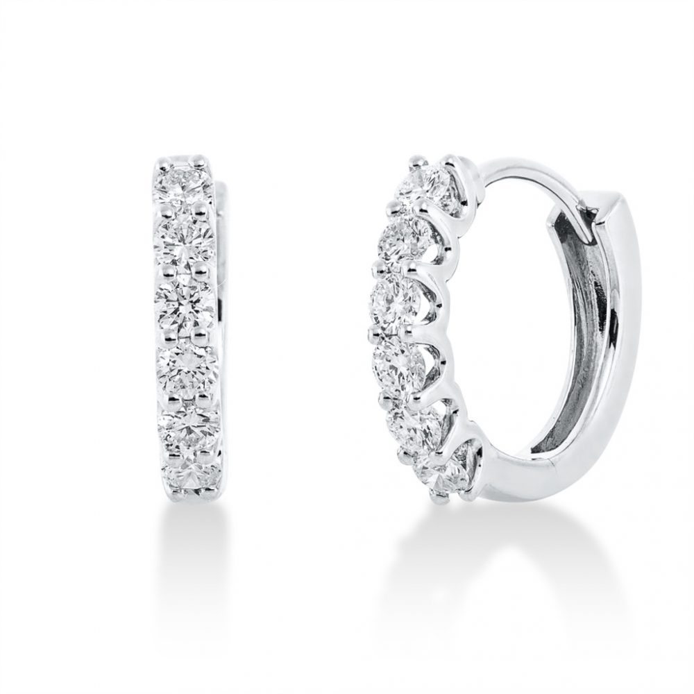 Whitegold Diamond Earrings